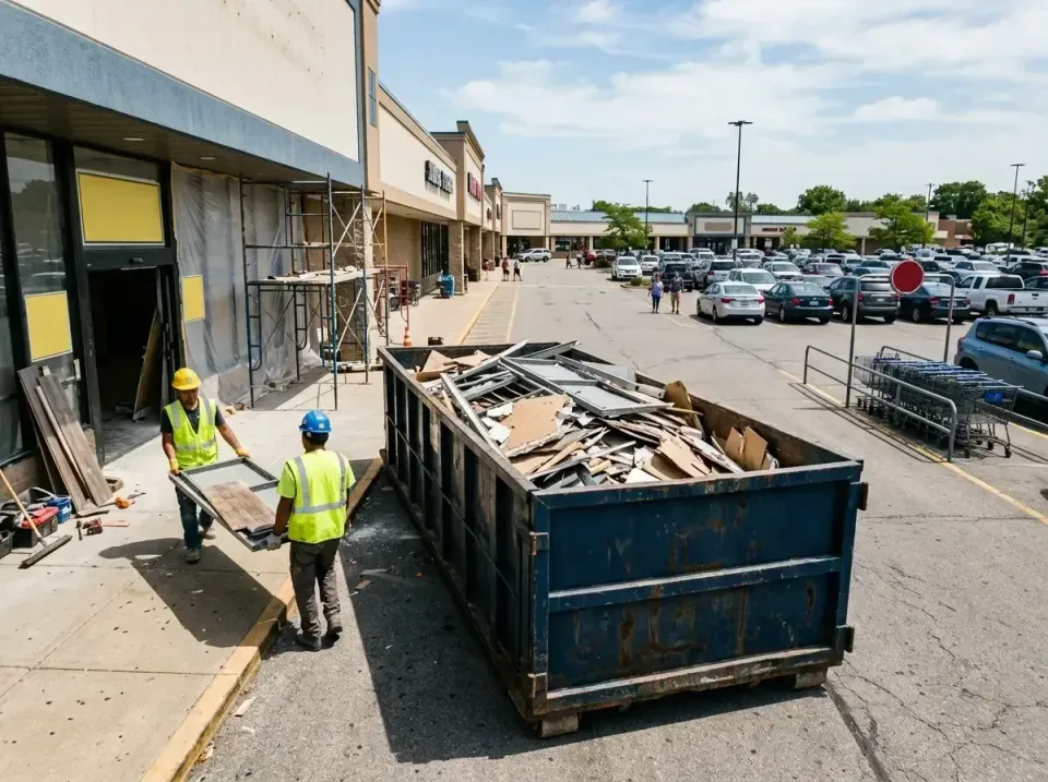 retail-store-renovation-debris-003 — frequently asked questions, Roll-off Dumpster Rentals in Lowell, AR